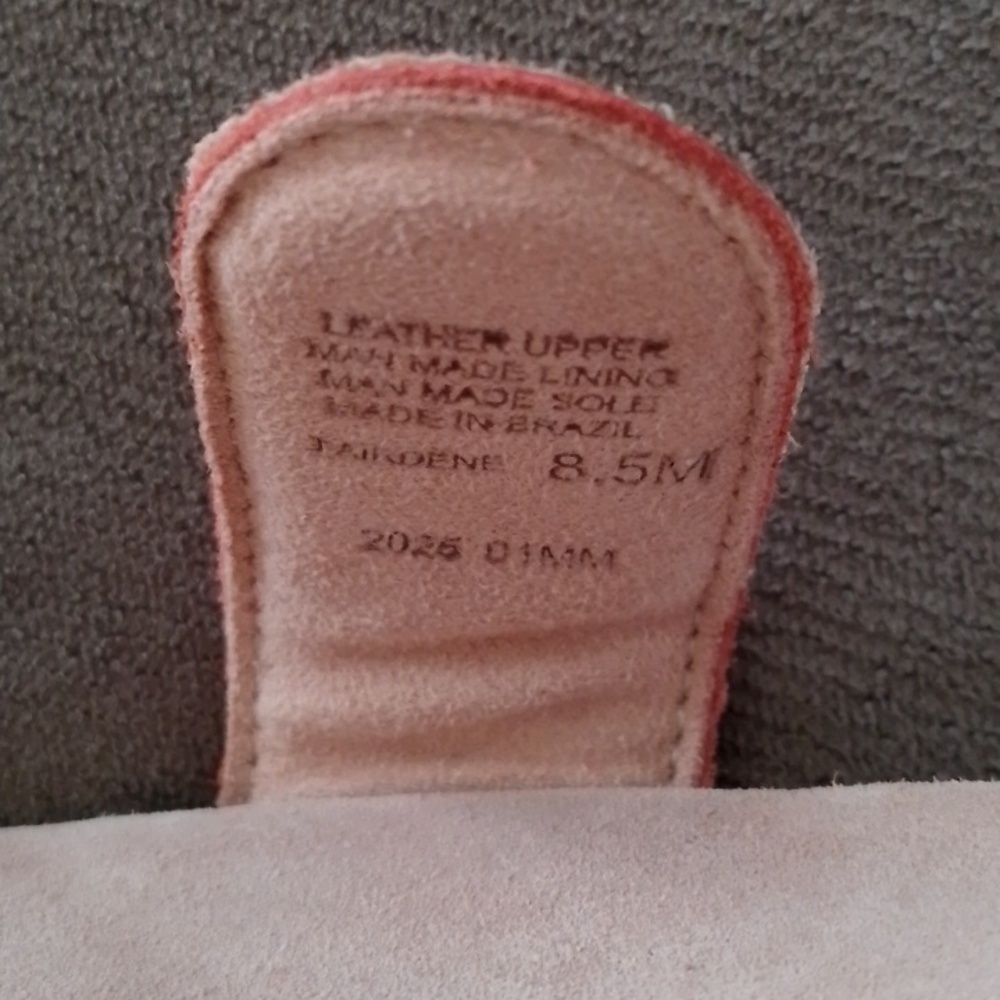 Casual Sporty 8.5 Ortho Adjustable Leather Lugsole  Comfortable Sandal New - Picture 3 of 9